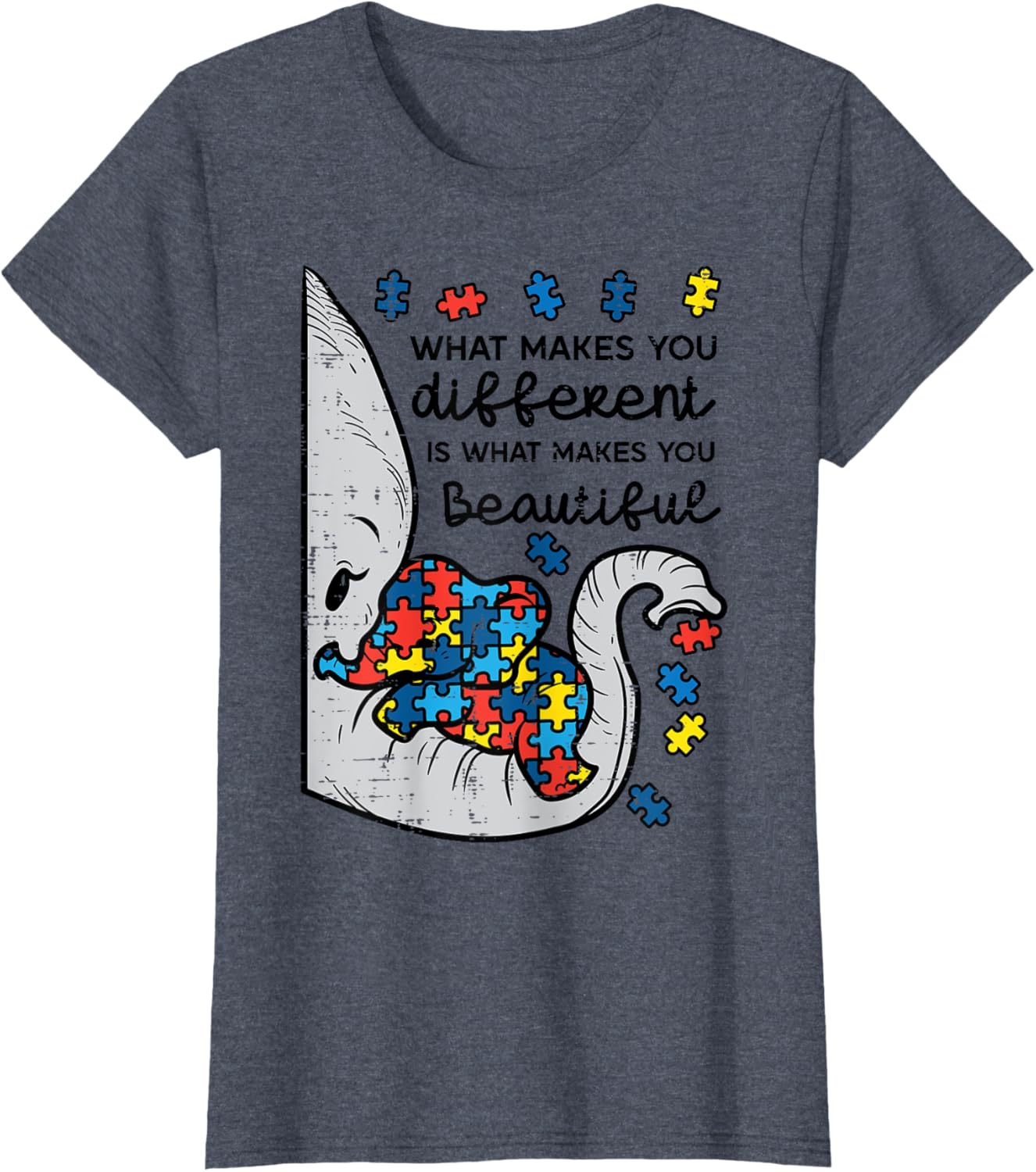 What Makes You Different Beautiful Elephant Autism Awareness