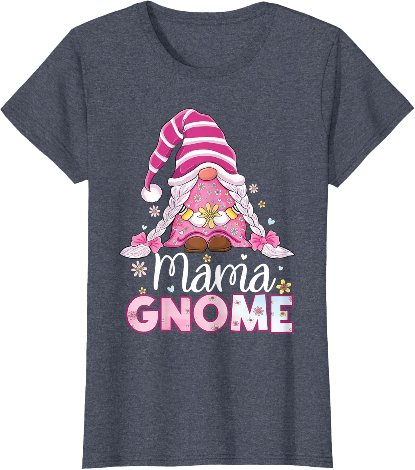 Flower For Mom Gnomies Cute Gnome Mom Happy Mother's Day