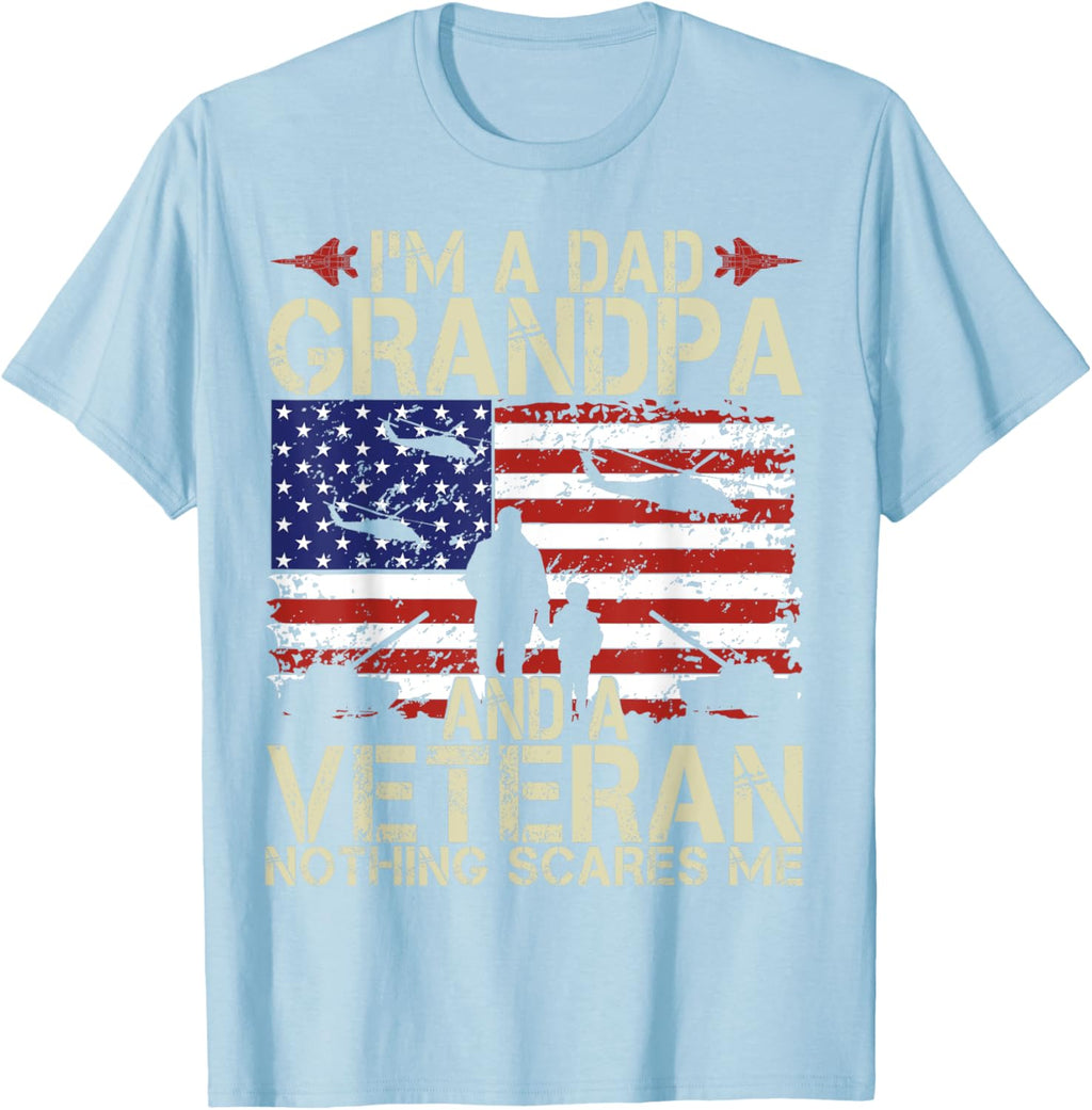 I'm A Dad Grandpa And Veteran Fathers Day Papa Grandpa Gifts
