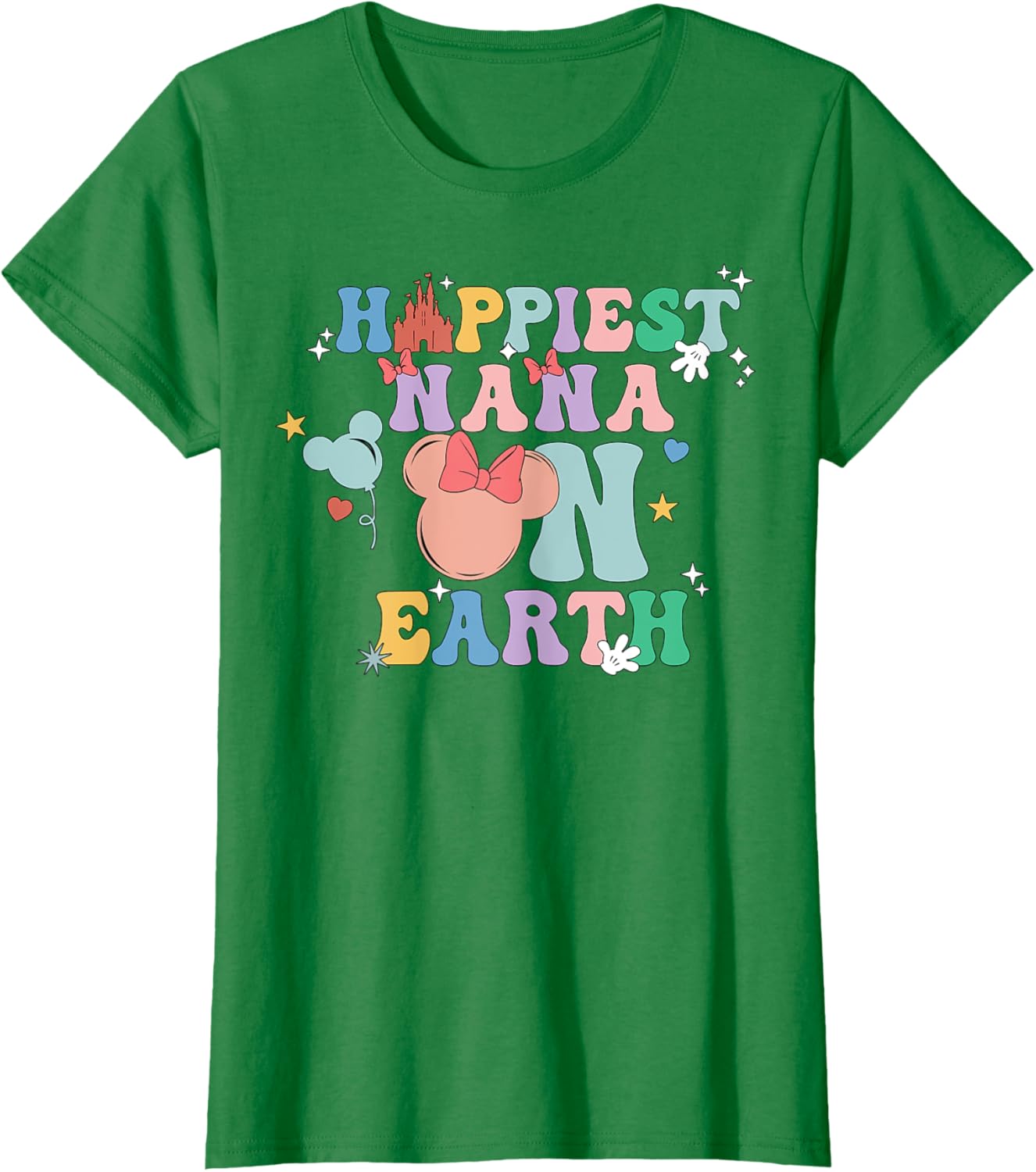 Happiest Nana On Earth Groovy Mom Mother's Day Mother Shirt