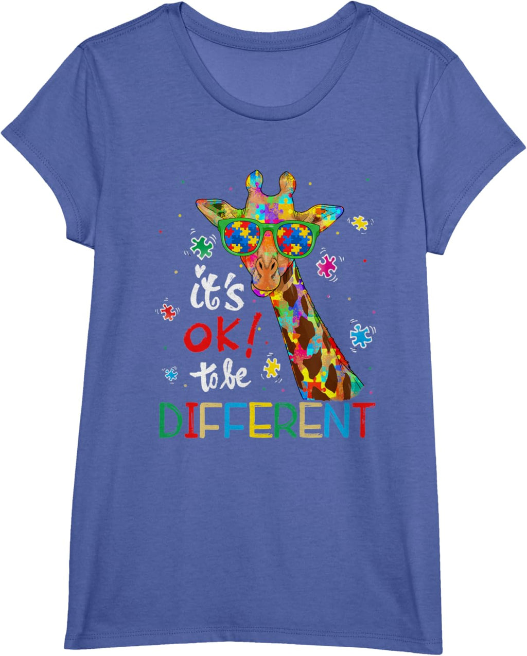 Autism Awareness Acceptance Women Kid Its Ok To Be Different