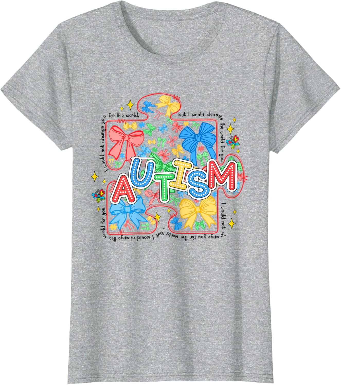 Autism Awareness Coquette Bow Autism Awareness Puzzle Piece