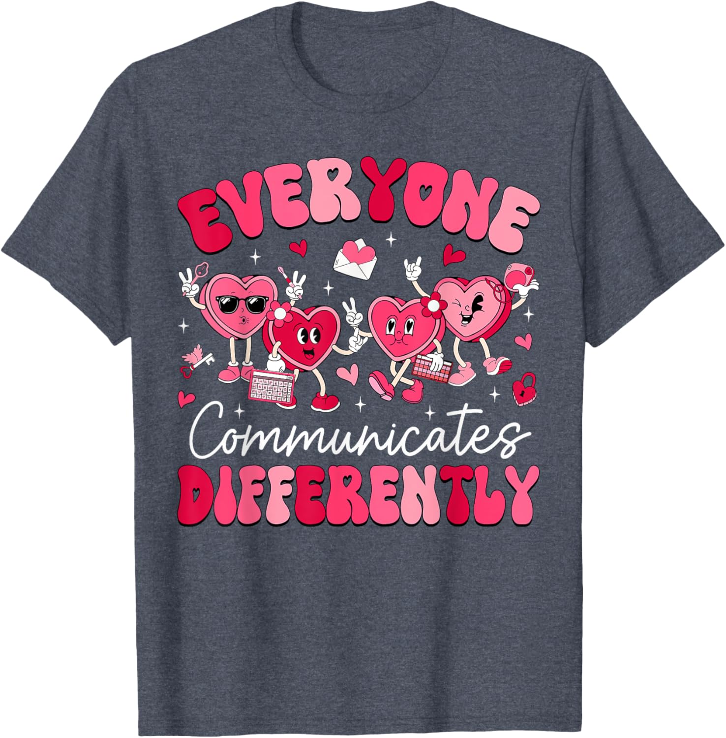 Everyone Communicates Differently Autism Valentines Day