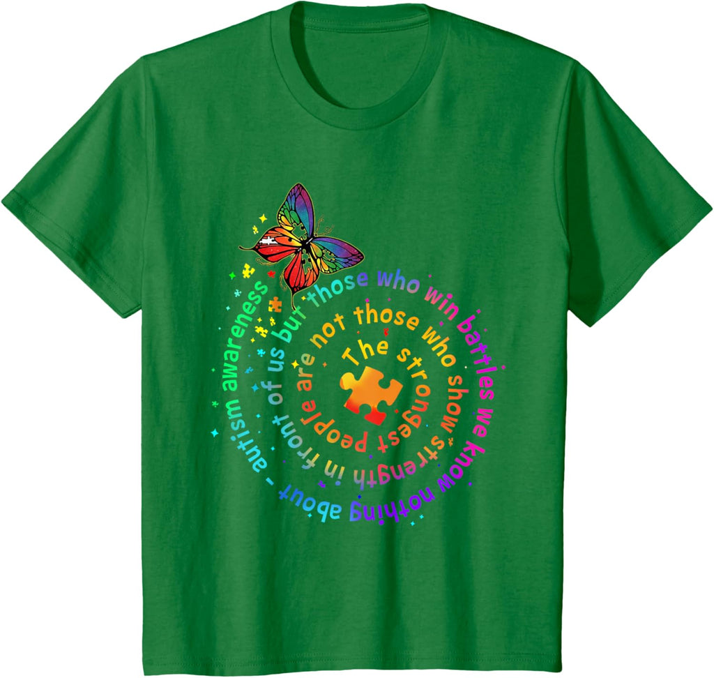 The Strongest People Butterfly Autism Awareness