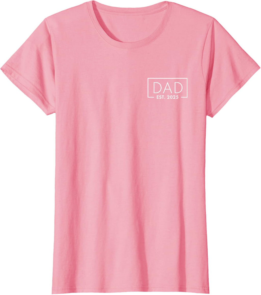 Birth Gift Co. Funny 1st Time Dad EST 2025 New Dad New First Fathers Day