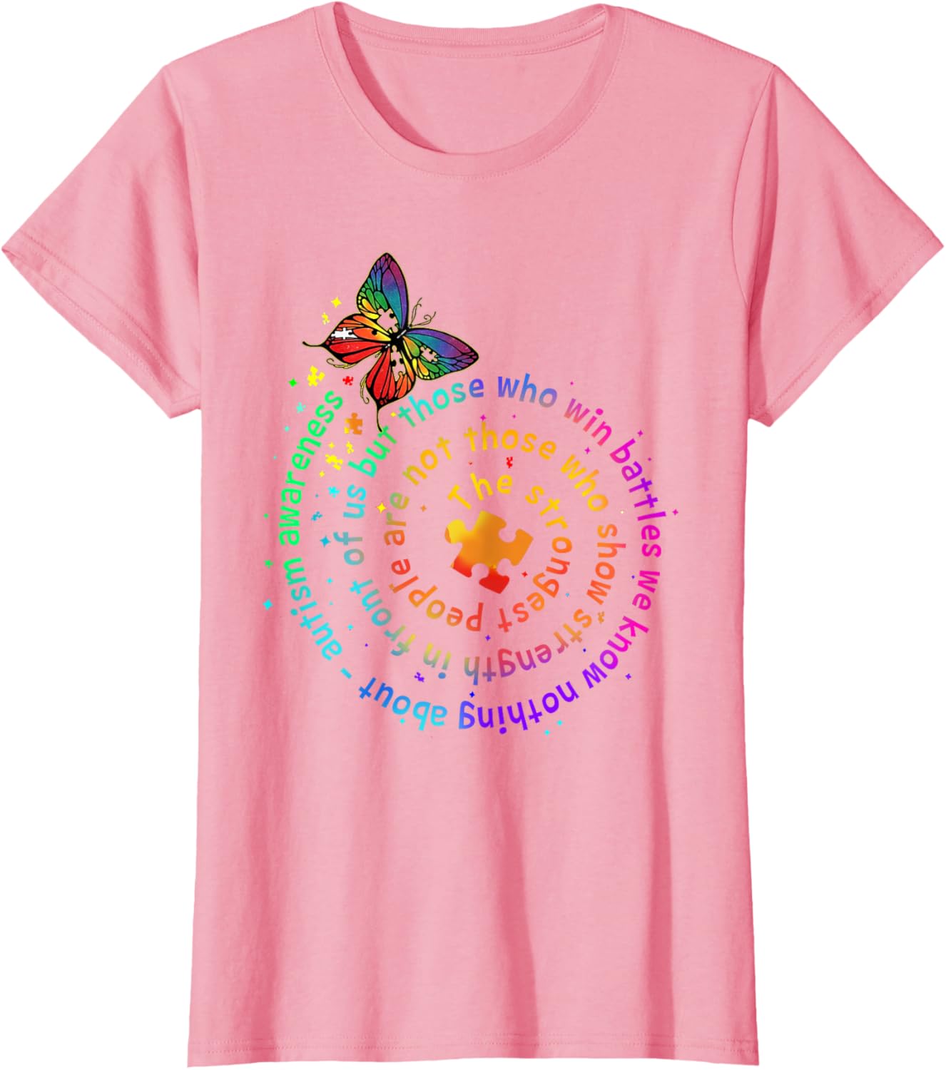 The Strongest People Butterfly Autism Awareness