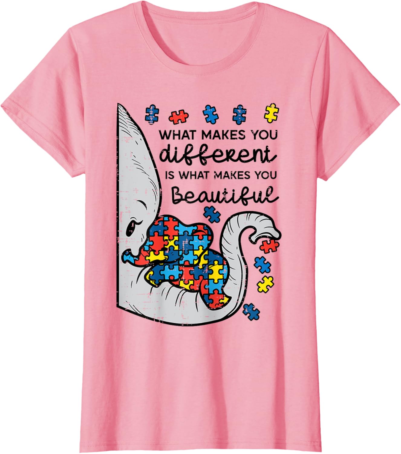 What Makes You Different Beautiful Elephant Autism Awareness