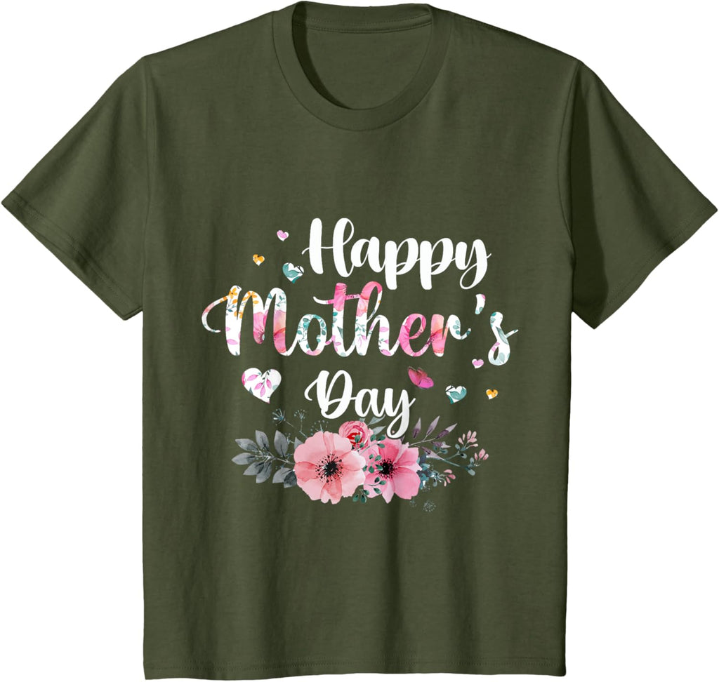 Happy Mother's Day 2025 Cute Floral for Women Mom Grandma