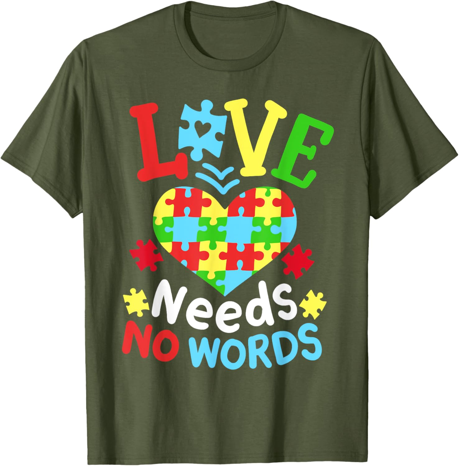 Autism Awareness Love Needs No Words