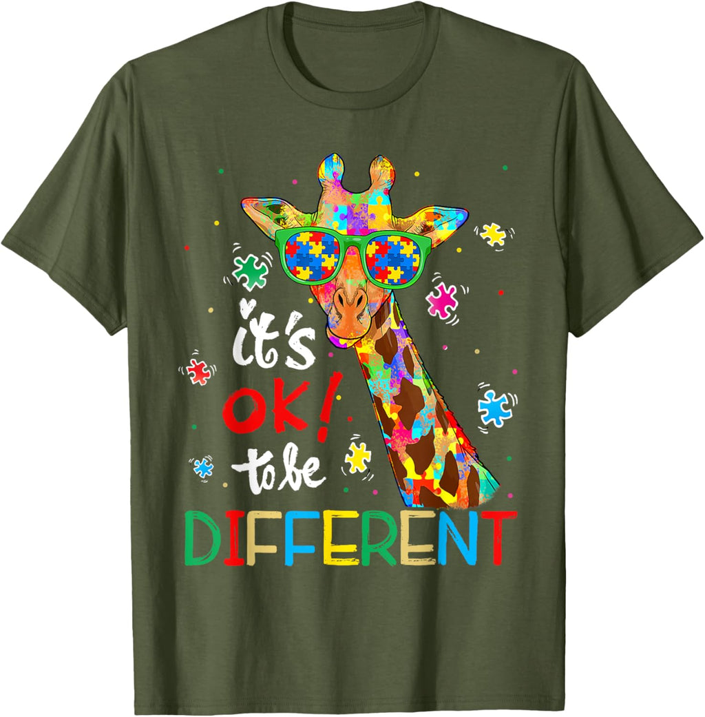 Autism Awareness Acceptance Women Kid Its Ok To Be Different
