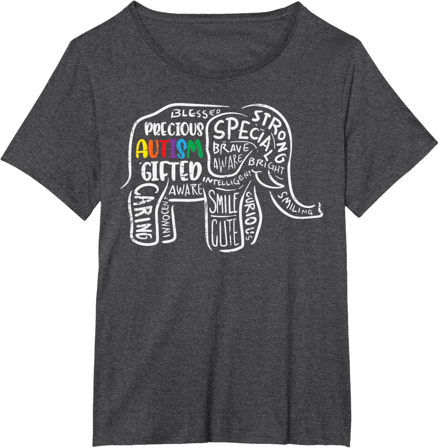 Autism Awareness Elephant Acceptance Autistic Men Women Kids