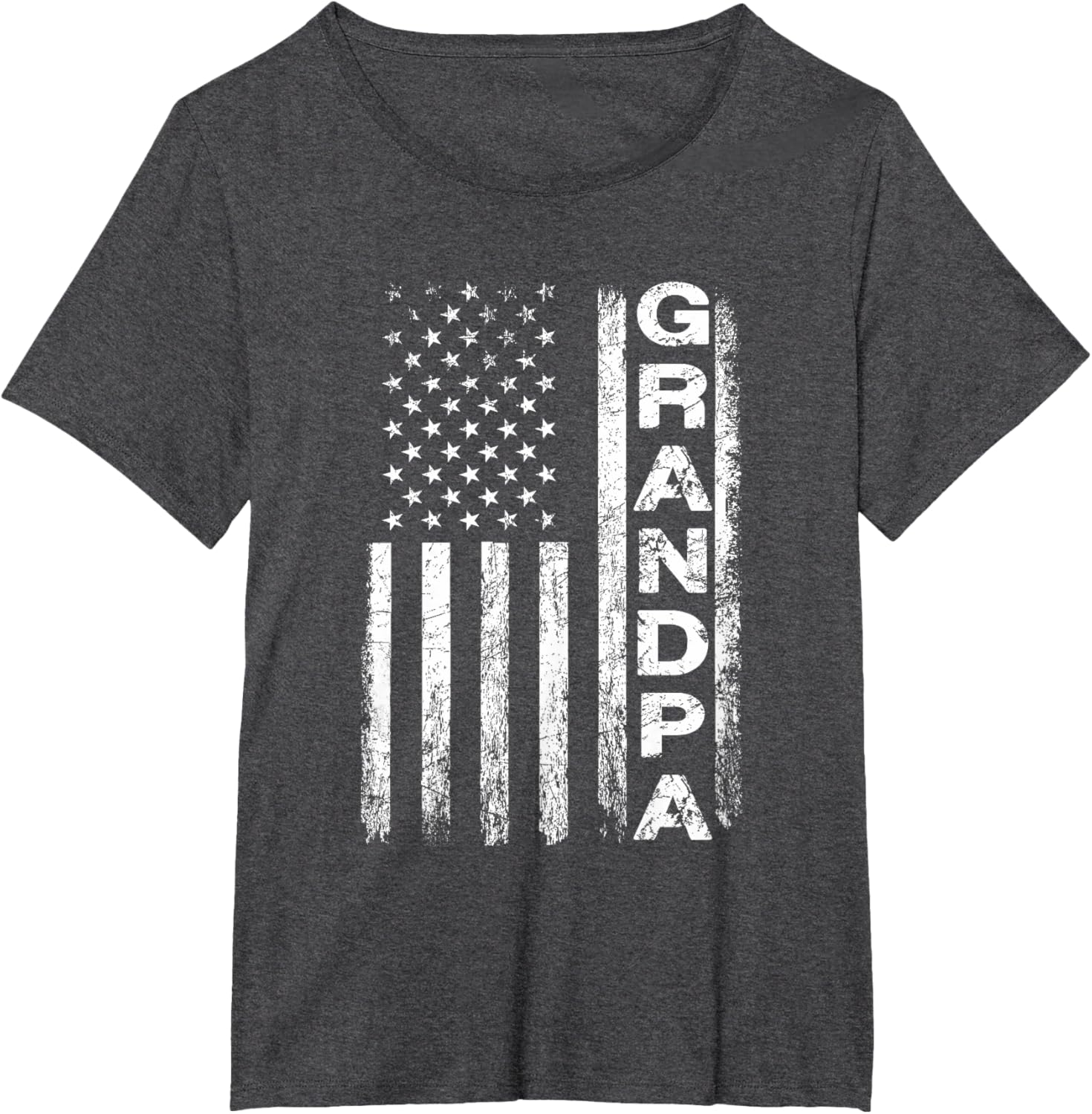 Grandpa Vintage American Flag Father's Day 4th of July Papa