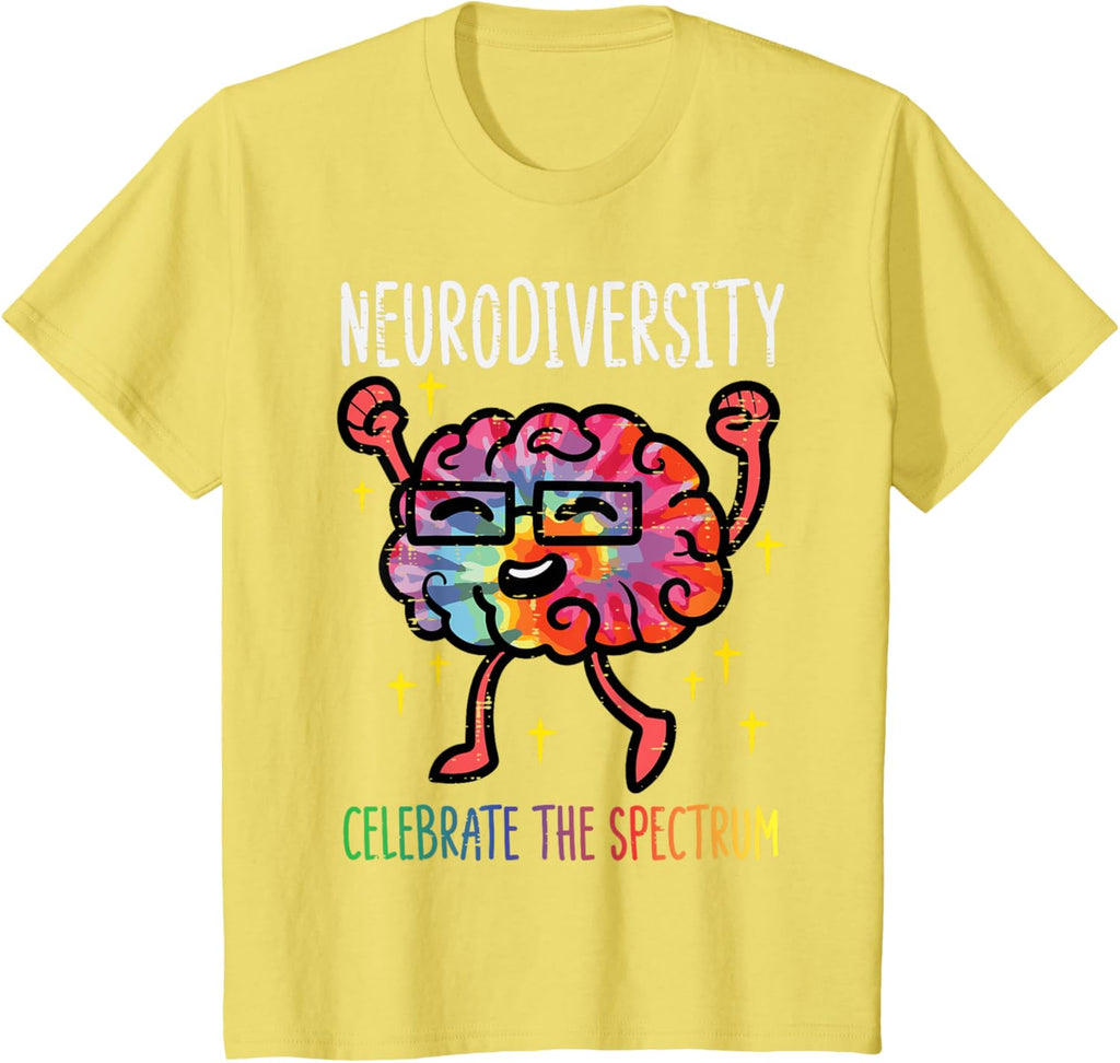 Neurodiversity Brain Autism Awareness ASD ADHD Men Women Kid