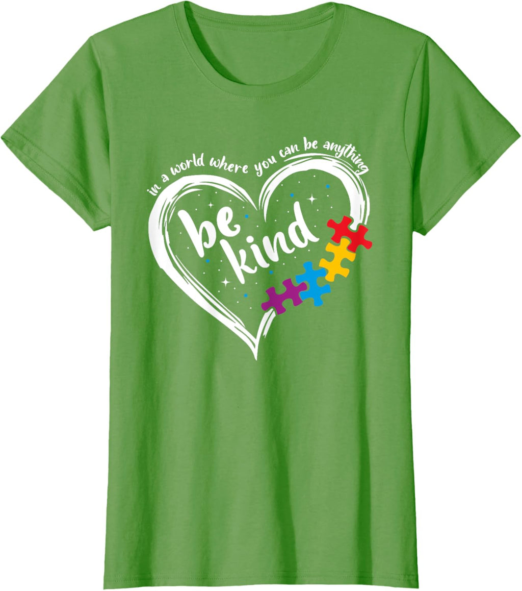 Autism Be Kind Women Blue Be Kind Autism Awareness