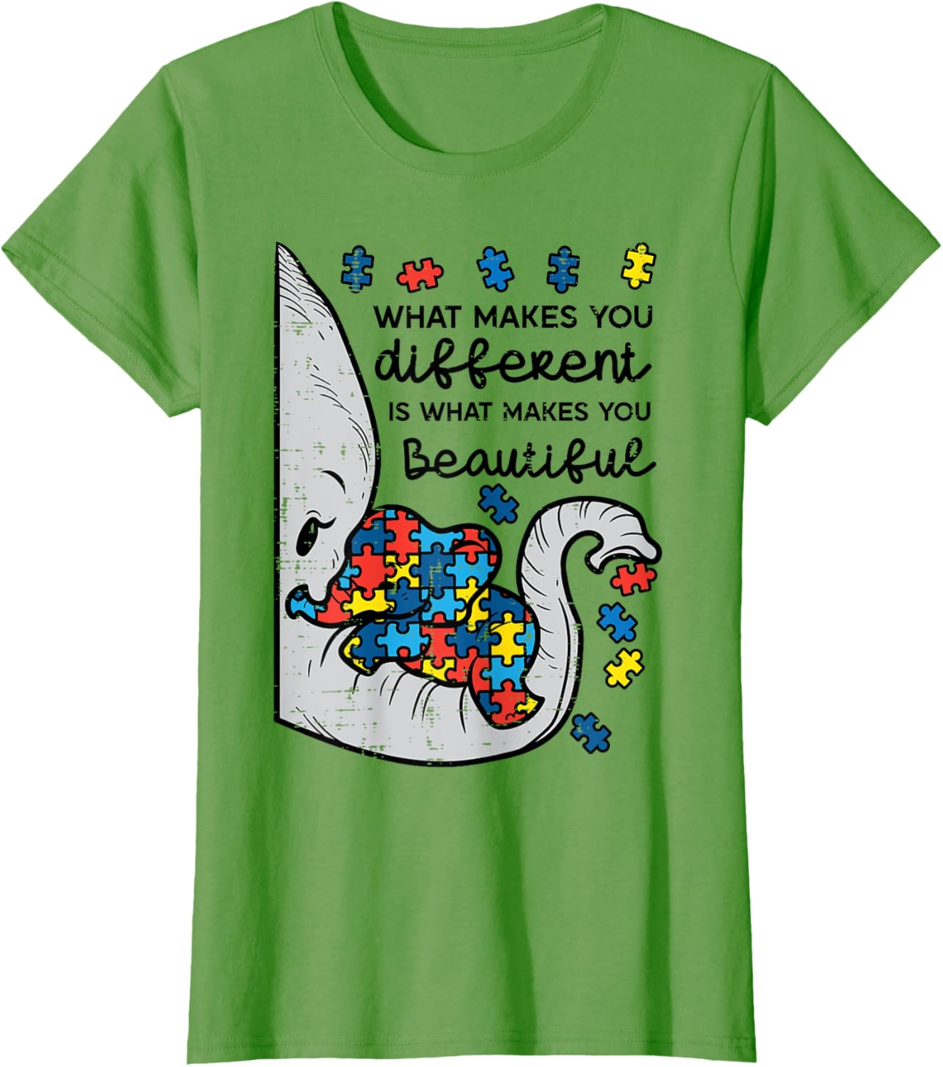 What Makes You Different Beautiful Elephant Autism Awareness