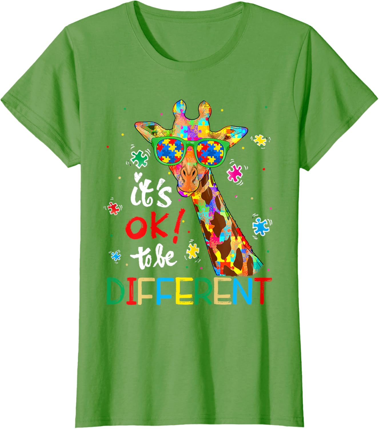 Autism Awareness Acceptance Women Kid Its Ok To Be Different