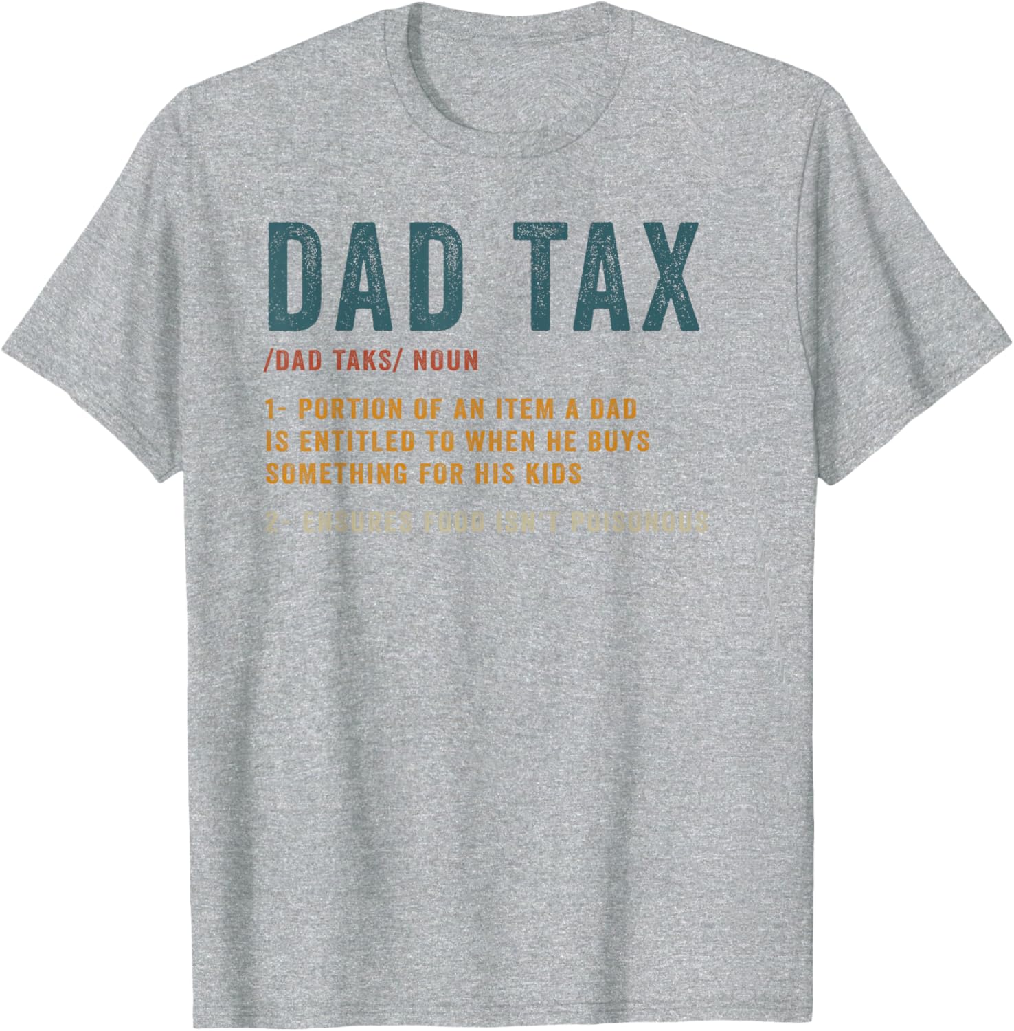 Vintage Dad Tax Definition Men Funny Father's Day