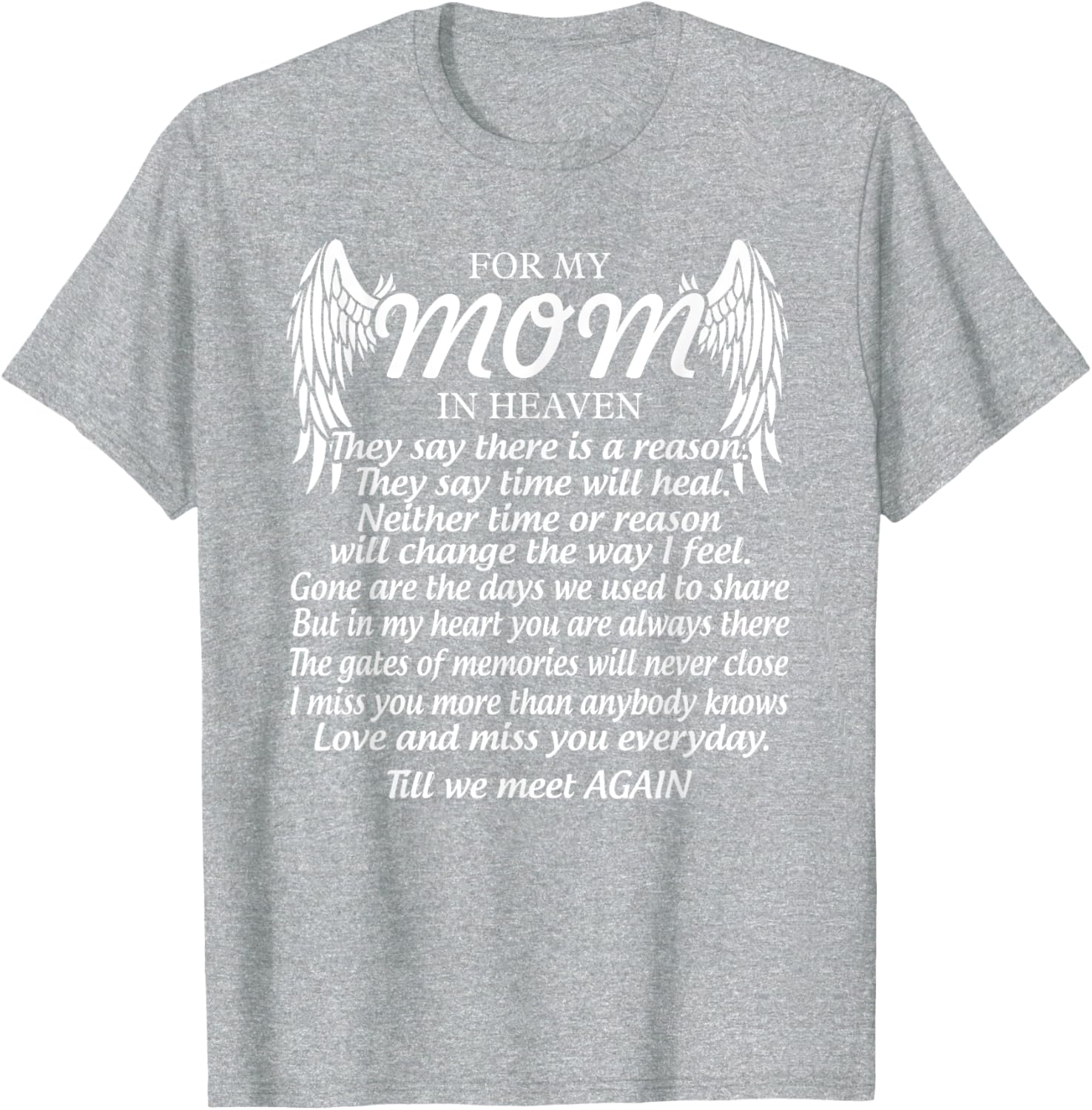 For My Mom In Heaven Love My Mom So Much Missing Mother Day