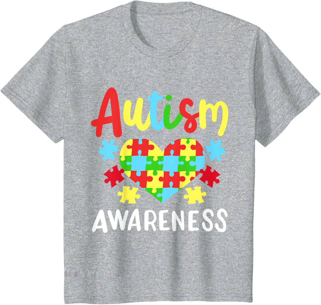 Autism Awareness T-Shirt, Small, Black