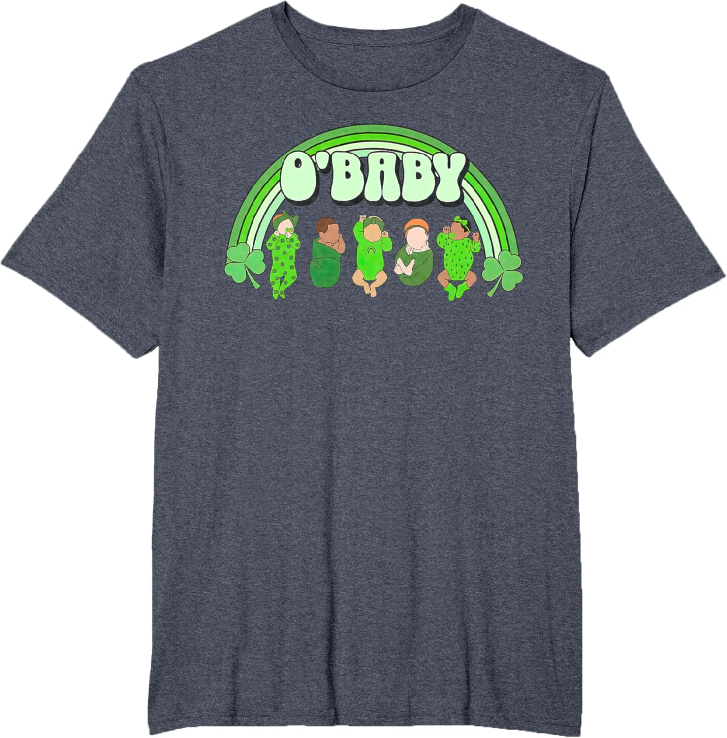 Rainbow Labor And Delivery Nurse Saint Patrick's Day NICU
