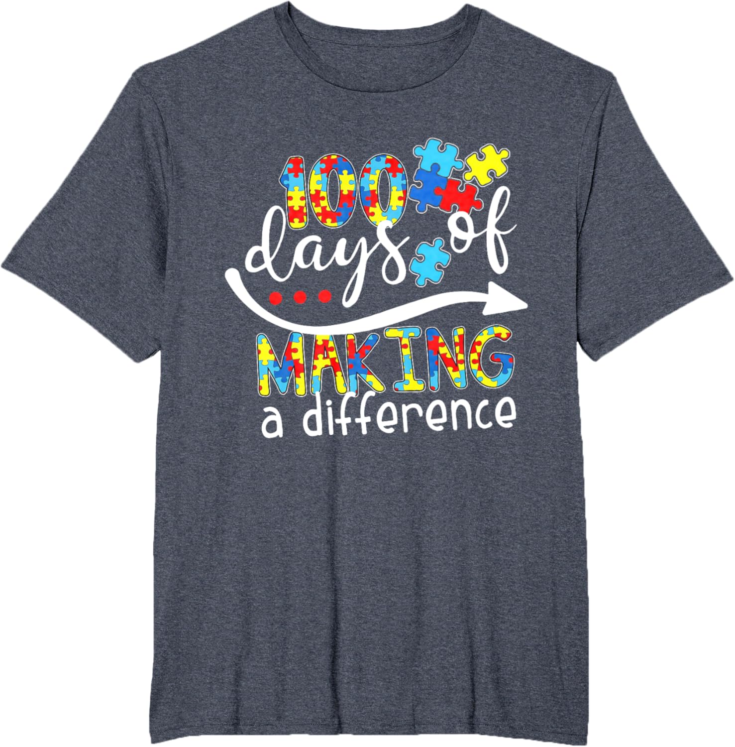Autism 100 Days 100th day of school teacher autism awareness