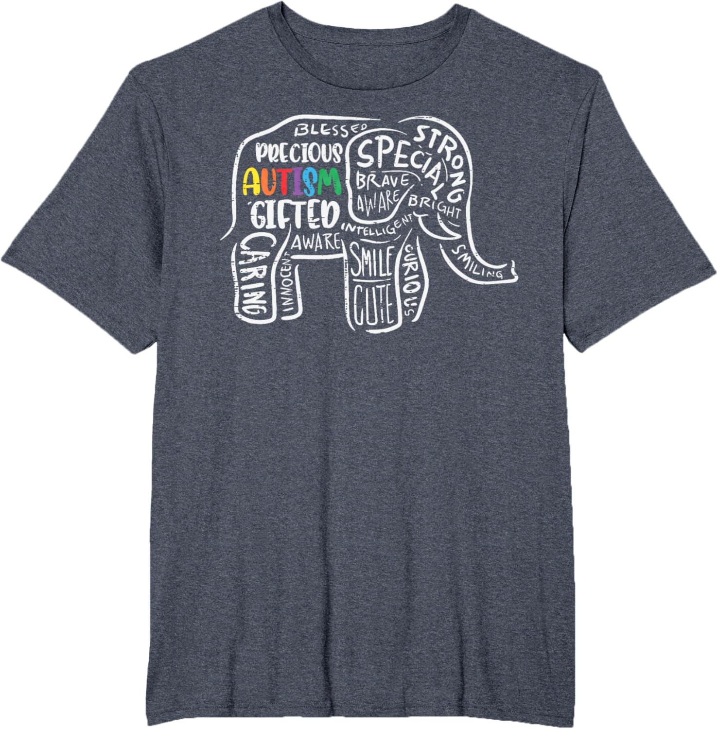 Autism Awareness Elephant Acceptance Autistic Men Women Kids