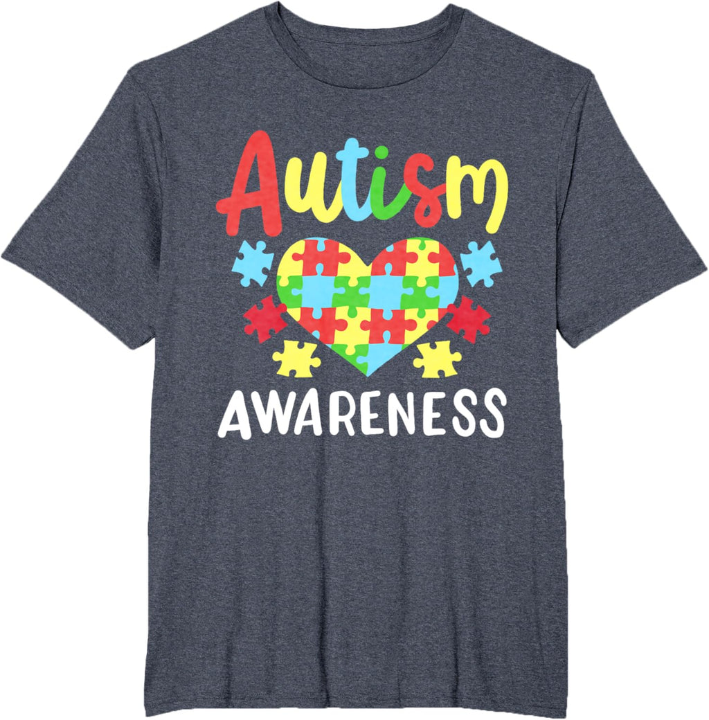 Autism Awareness T-Shirt, Small, Black