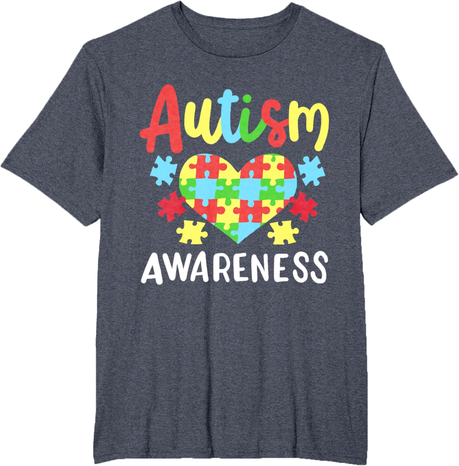 Autism Awareness T-Shirt, Small, Black