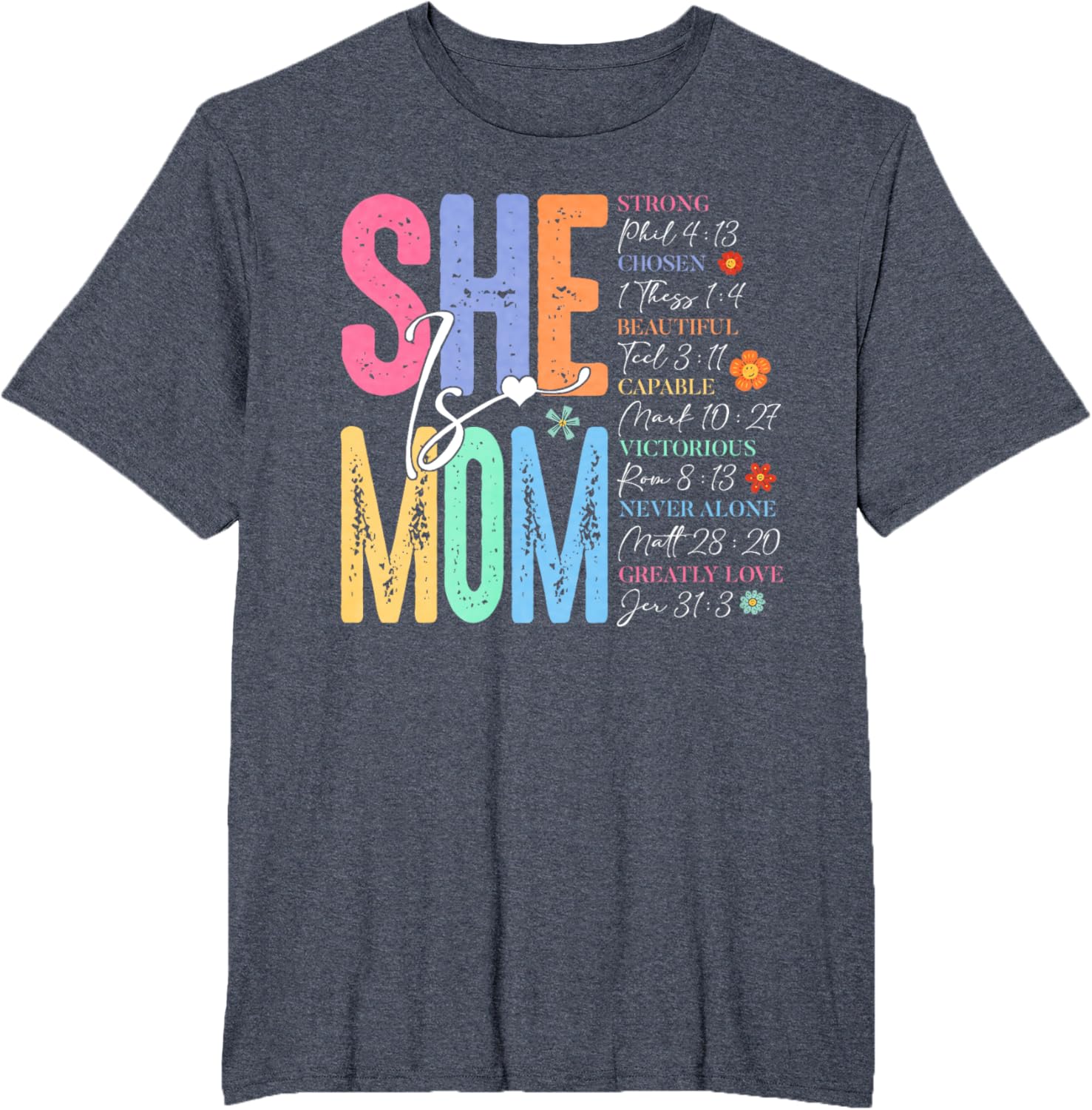 She Is Mom Christian Mother's Day Jesus Mama Religious Women