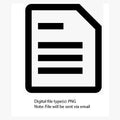 Get All Digital Files In Your Order - Sent via email